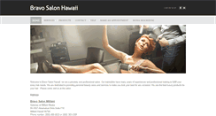 Desktop Screenshot of bravosalonhawaii.com